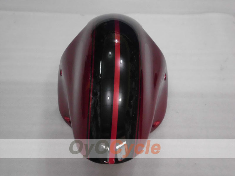Kit de carenado por inyección para GSXR1300 Hayabusa 99-07 - Rojo, Negro - Estilo de fábrica #OYO87905606