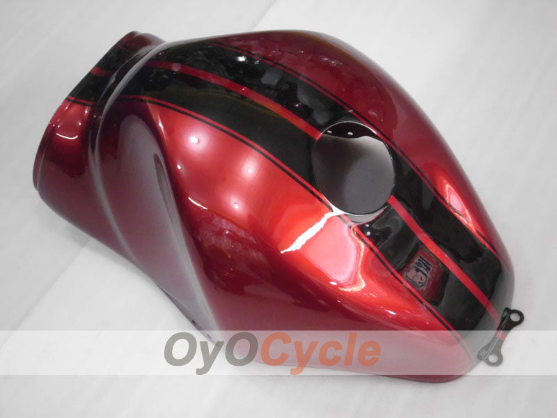Kit de carenado por inyección para GSXR1300 Hayabusa 99-07 - Rojo, Negro - Estilo de fábrica #OYO87905606