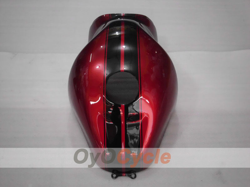 Kit de carenado por inyección para GSXR1300 Hayabusa 99-07 - Rojo, Negro - Estilo de fábrica #OYO87905606