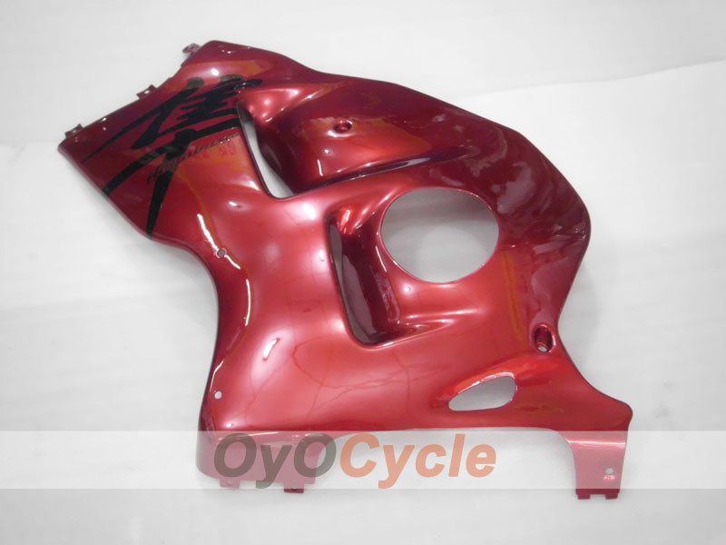 Kit de carenado por inyección para GSXR1300 Hayabusa 99-07 - Rojo, Negro - Estilo de fábrica #OYO87905606
