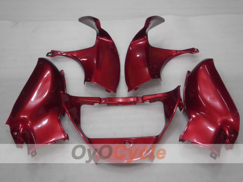 Kit de carenado por inyección para GSXR1300 Hayabusa 99-07 - Rojo, Negro - Estilo de fábrica #OYO87905606