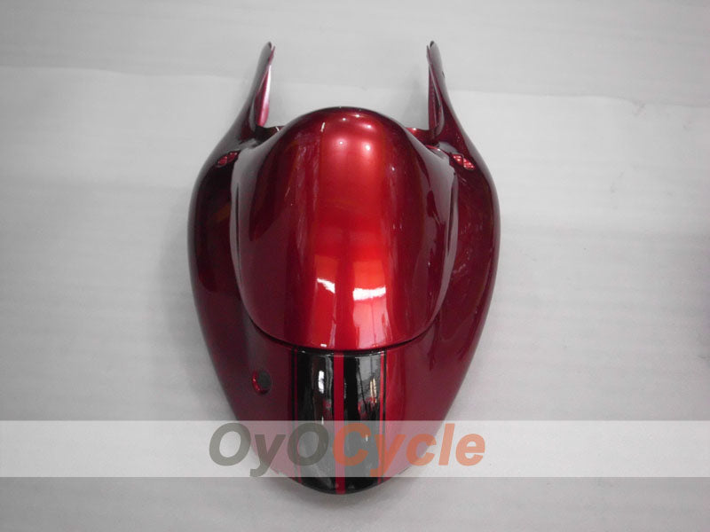 Kit de carenado por inyección para GSXR1300 Hayabusa 99-07 - Rojo, Negro - Estilo de fábrica #OYO87905606