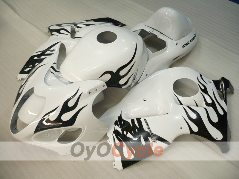 Carenado de inyección para GSXR1300 Hayabusa 99-07 - Blanco, Negro - Llama #OYO87905607 Imagen secundaria del producto