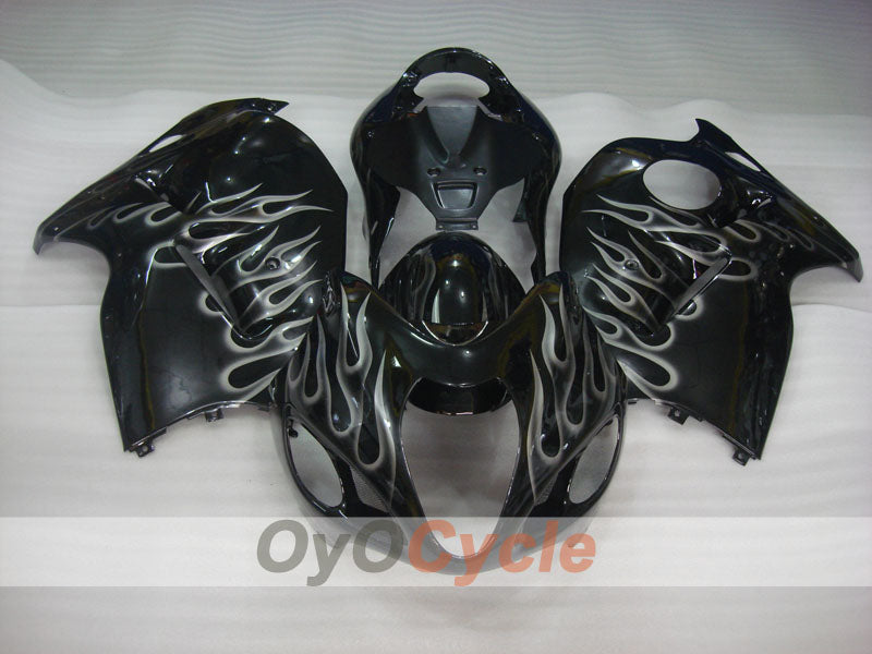 Kit de carenado por inyección para GSXR1300 Hayabusa 99-07 - Negro - Llama #OYO87905609