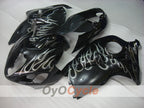 Kit de carenado por inyección para GSXR1300 Hayabusa 99-07 - Negro - Llama #OYO87905609