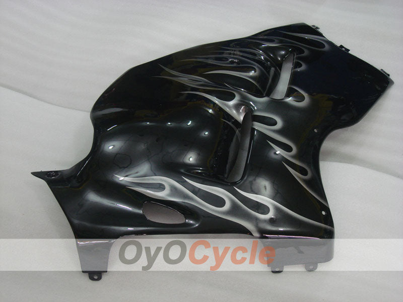 Kit de carenado por inyección para GSXR1300 Hayabusa 99-07 - Negro - Llama #OYO87905609