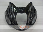 Kit de carenado por inyección para GSXR1300 Hayabusa 99-07 - Negro - Llama #OYO87905609
