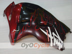 Kit de carenado de inyección para GSXR1300 Hayabusa 99-07 - Rojo, Negro - Llama #OYO87905615