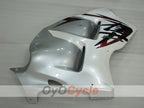 Kit de carenado por inyección para 99-07 GSXR1300 Hayabusa - Blanco, Plata - Estilo de fábrica #OYO87905619