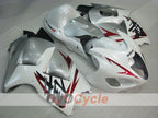 Kit de carenado por inyección para 99-07 GSXR1300 Hayabusa - Blanco, Plata - Estilo de fábrica #OYO87905619
