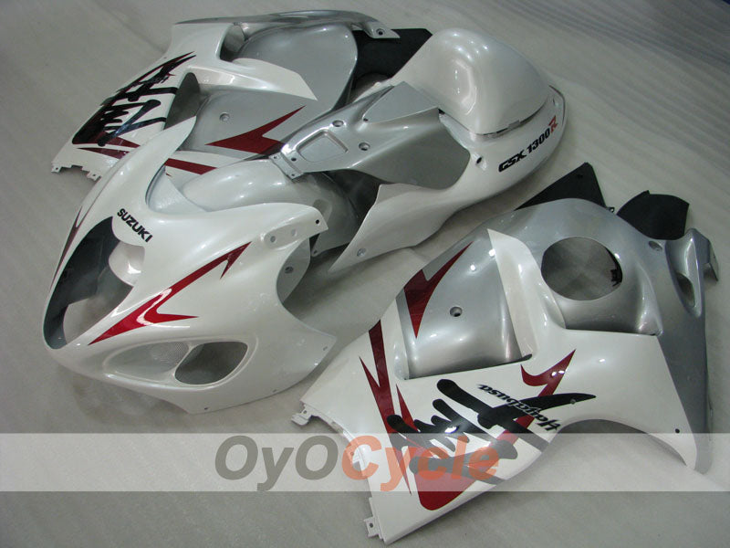 Kit de carenado por inyección para 99-07 GSXR1300 Hayabusa - Blanco, Plata - Estilo de fábrica #OYO87905619 Imagen secundaria del producto