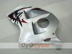 Kit de carenado por inyección para 99-07 GSXR1300 Hayabusa - Blanco, Plata - Estilo de fábrica #OYO87905619