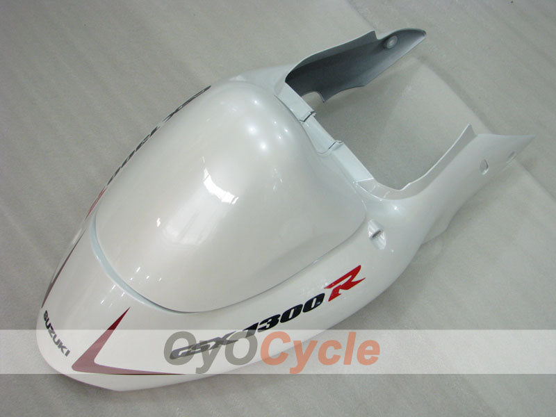 Kit de carenado por inyección para 99-07 GSXR1300 Hayabusa - Blanco, Plata - Estilo de fábrica #OYO87905619