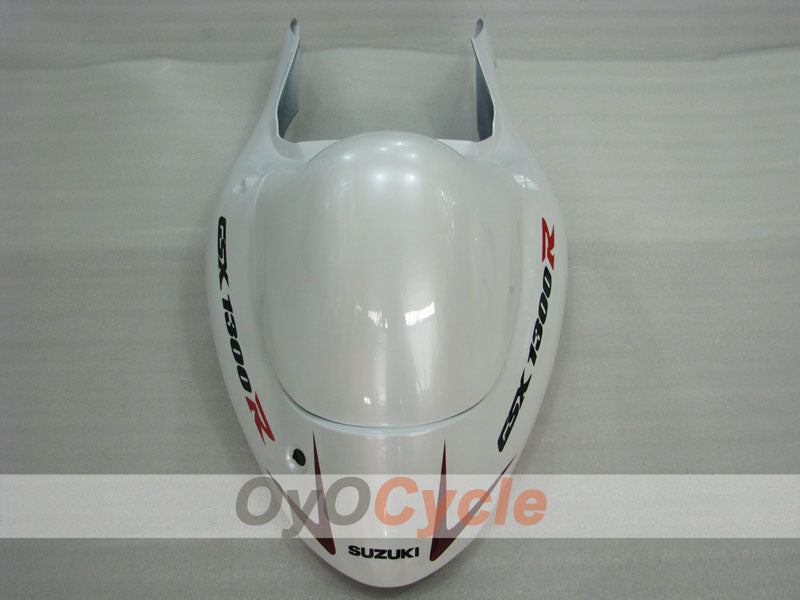 Kit de carenado por inyección para 99-07 GSXR1300 Hayabusa - Blanco, Plata - Estilo de fábrica #OYO87905619