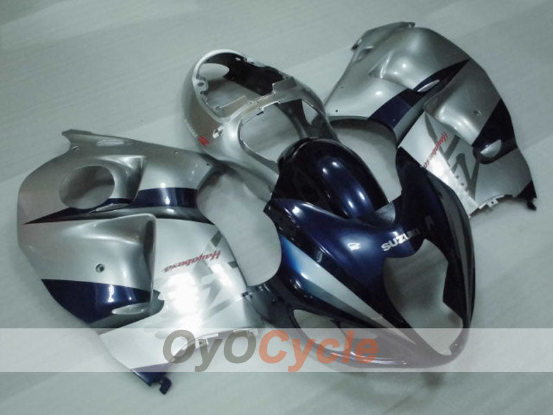Kit de carenado por inyección para GSXR1300 Hayabusa 99-07 - Azul, Plata - Estilo de fábrica #OYO87905621 Imagen principal del producto