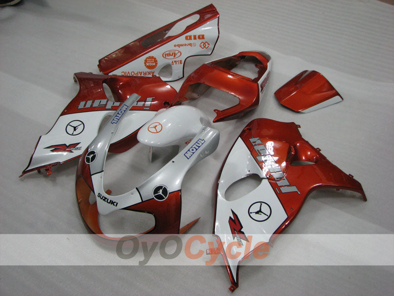 Carenado de inyección para TL1000R 98-03 - Naranja, Blanco - Jordan #OYO87905623 Imagen secundaria del producto