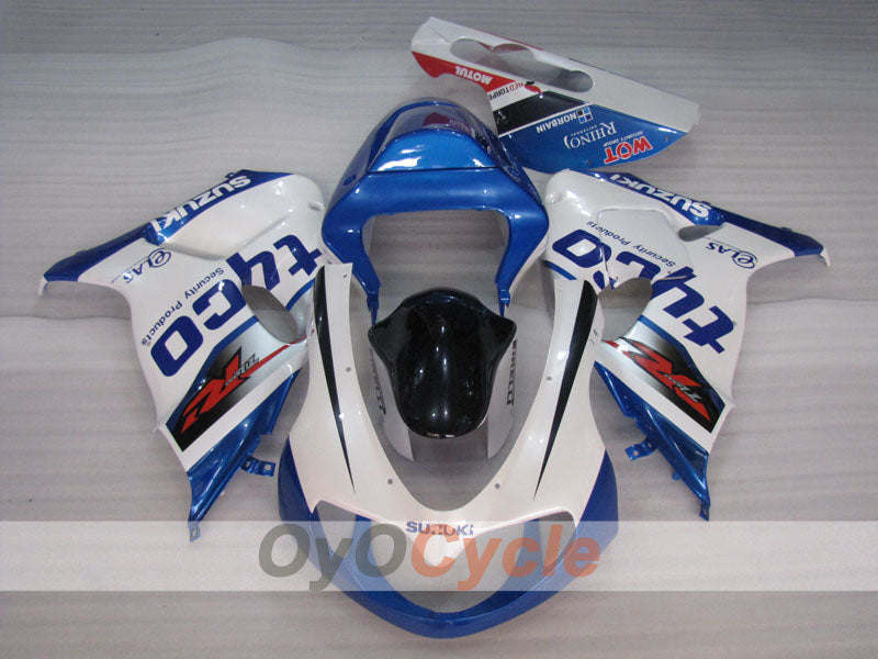 Kit de carenado por inyección para TL1000R 98-03 - Azul, Blanco - tyco #OYO87905625