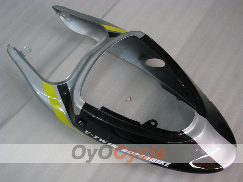 Kit de carenado por inyección para 98-03 TL1000R - Negro, Plateado - Estilo de fábrica #OYO87905629