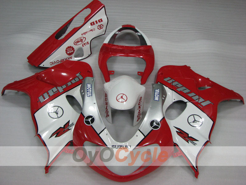Kit de carenado por inyección para 98-03 TL1000R - Rojo, Blanco - Jordan #OYO87905633 Imagen secundaria del producto