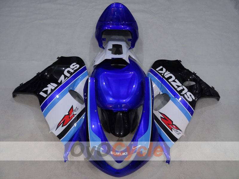 Kit de carenado por inyección para TL1000R 98-03 - Azul, Blanco - Estilo de fábrica #OYO87905638