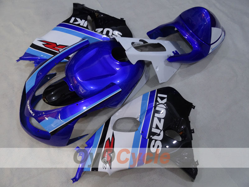 Kit de carenado por inyección para TL1000R 98-03 - Azul, Blanco - Estilo de fábrica #OYO87905638