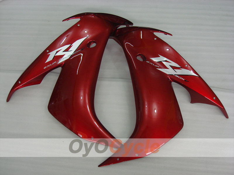 Kit de carenado por inyección para YZF-R1 04-06 - Rojo, Gris - Estilo de fábrica #OYO87905652