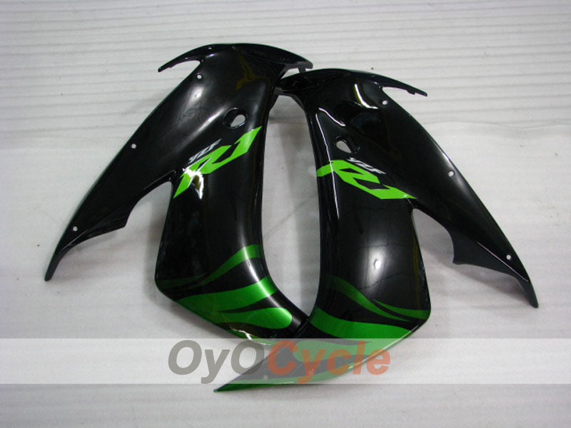 Kit de carenado por inyección para YZF-R1 04-06 - Verde, Negro - Estilo de fábrica #OYO87905653