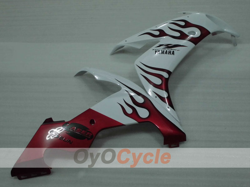 Kit de carenado por inyección para YZF-R1 04-06 - Rojo, Blanco - Personalizar #OYO87905656