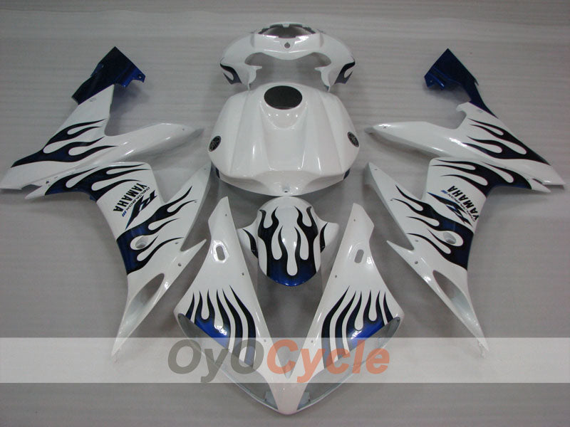 Carenado inyectado para YZF-R1 04-06 - Azul, Blanco - Personalizar #OYO87905663
