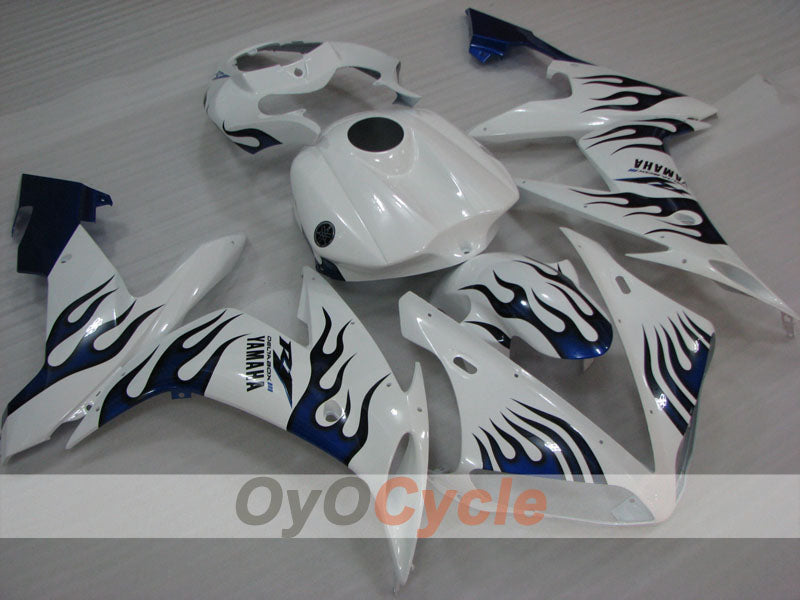 Carenado inyectado para YZF-R1 04-06 - Azul, Blanco - Personalizar #OYO87905663