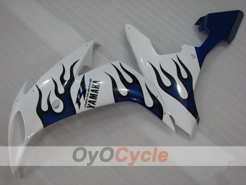Carenado inyectado para YZF-R1 04-06 - Azul, Blanco - Personalizar #OYO87905663
