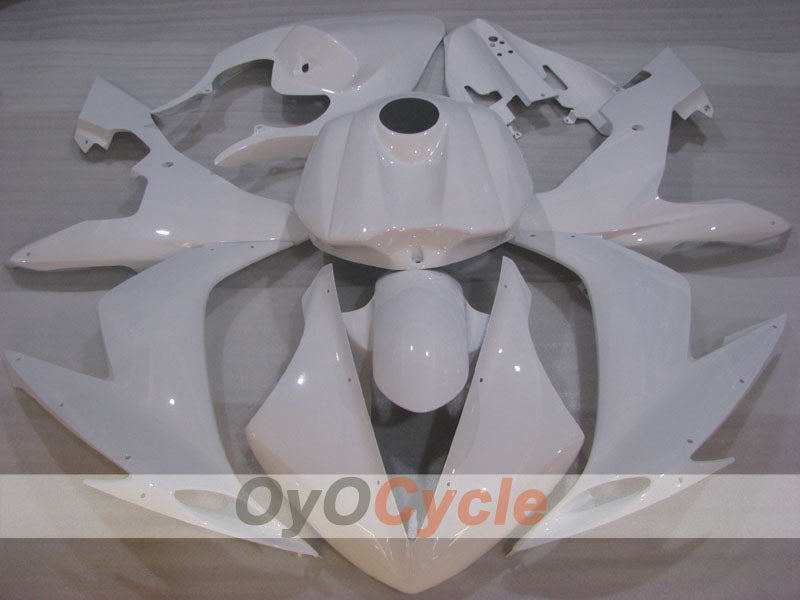 Kit de carenado por inyección para YZF-R1 04-06 - Blanco - Sin adhesivos/calcomanías, estilo de fábrica #OYO87905664