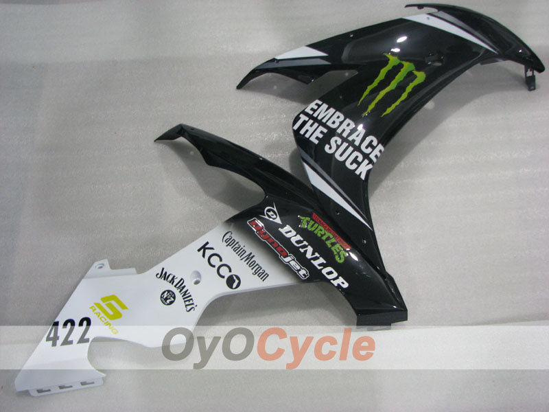 Kit de carenado por inyección para YZF-R1 04-06 - Blanco, Negro - Monster #OYO87905665