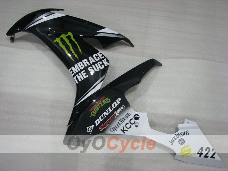 Kit de carenado por inyección para YZF-R1 04-06 - Blanco, Negro - Monster #OYO87905665