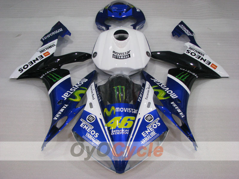 Kit de carenado por inyección para YZF-R1 04-06 - Azul, Blanco, Negro - Monster #OYO87905668 Imagen secundaria del producto