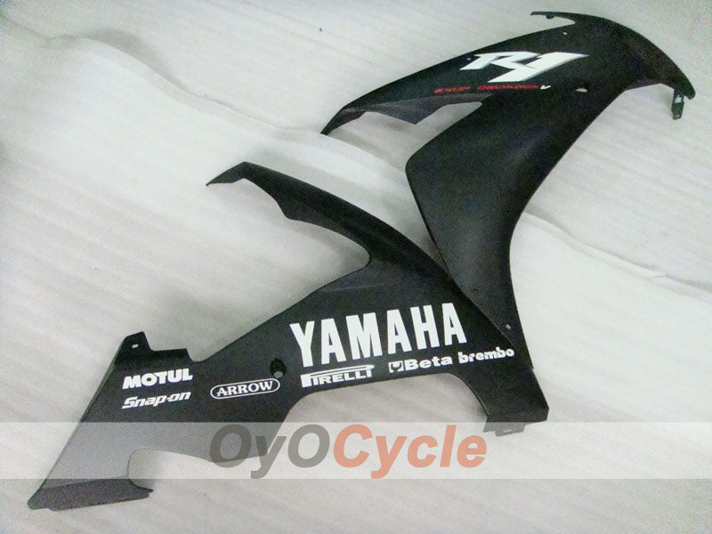 Carenado de inyección para YZF-R1 04-06 - Negro, Mate - Estilo de fábrica #OYO87905672