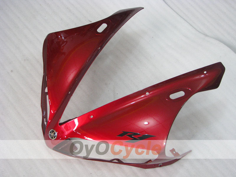 Kit de carenado por inyección para YZF-R1 04-06 - Rojo, Negro, Mate - Estilo de fábrica #OYO87905673