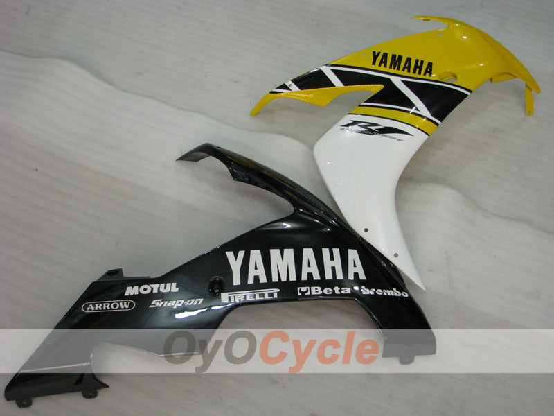 Kit de carenado por inyección para YZF-R1 04-06 - Amarillo, Negro - Estilo original #OYO87905674