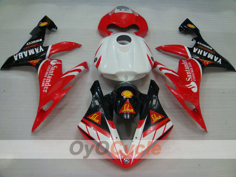 Carenado inyectado para YZF-R1 04-06 - Rojo, Negro - Santander #OYO87905680