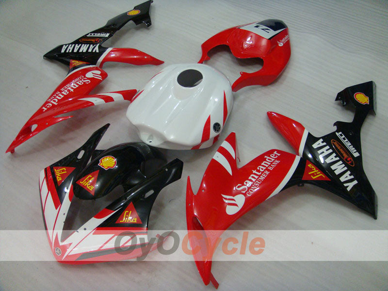 Carenado inyectado para YZF-R1 04-06 - Rojo, Negro - Santander #OYO87905680