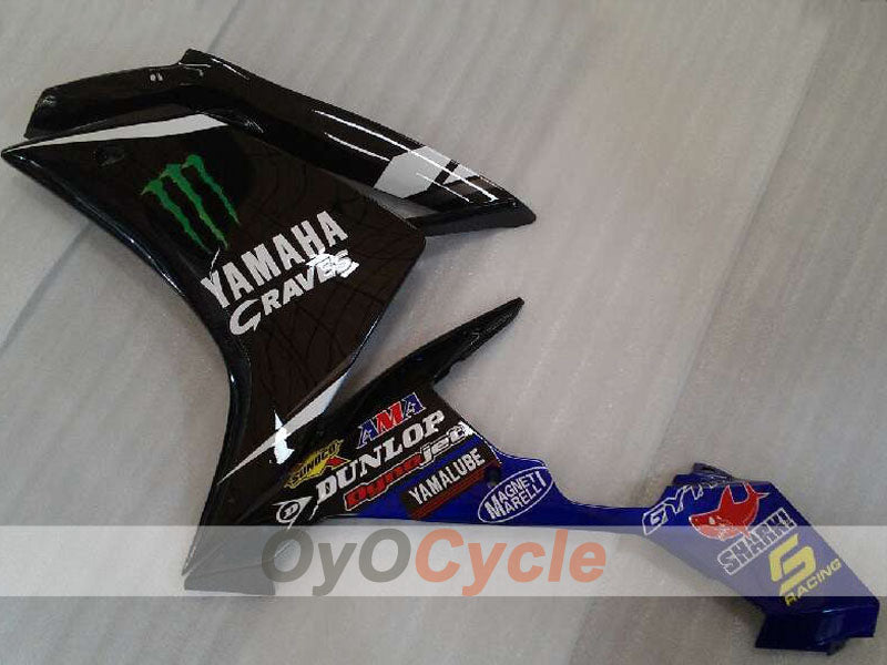 Carenado lateral izquierdo y derecho para Yamaha 07-08 YZF-R1 #OYO87911417 Imagen principal del producto