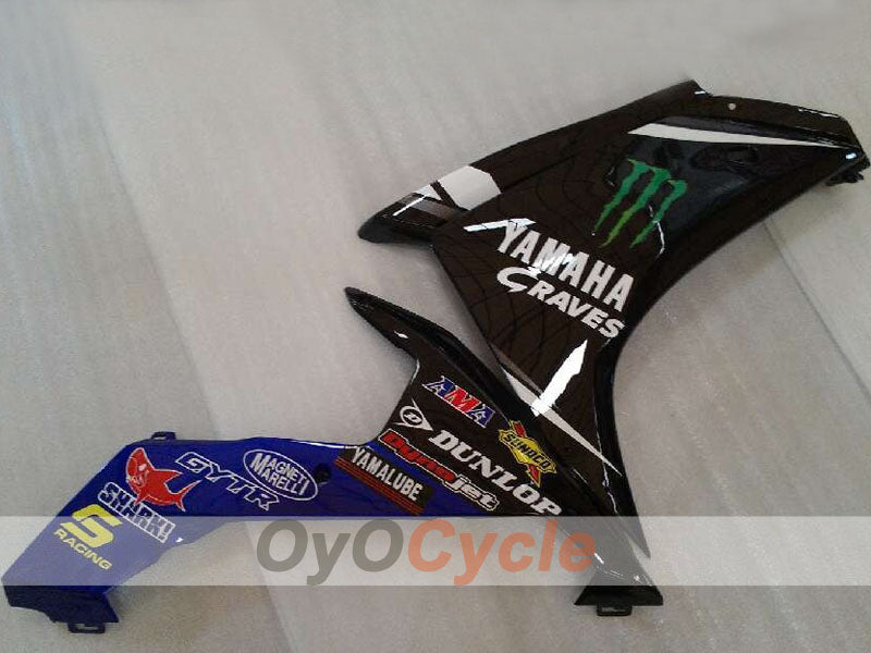 Carenado lateral izquierdo y derecho para Yamaha 07-08 YZF-R1 #OYO87911417 Imagen secundaria del producto