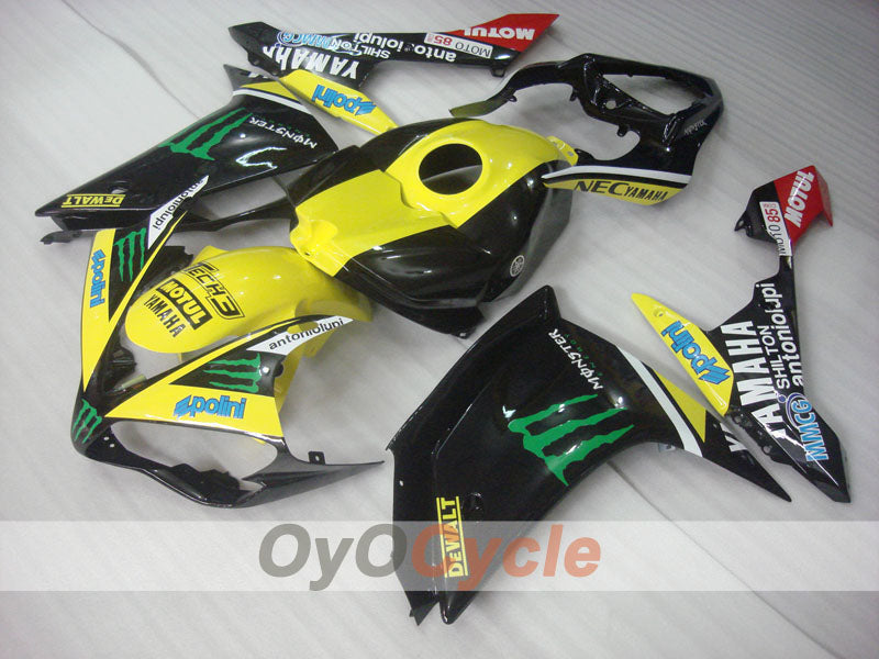 Kit de carenado por inyección para YZF-R1 07-08 - Amarillo, Negro - Monster #OYO87905682 Imagen principal del producto