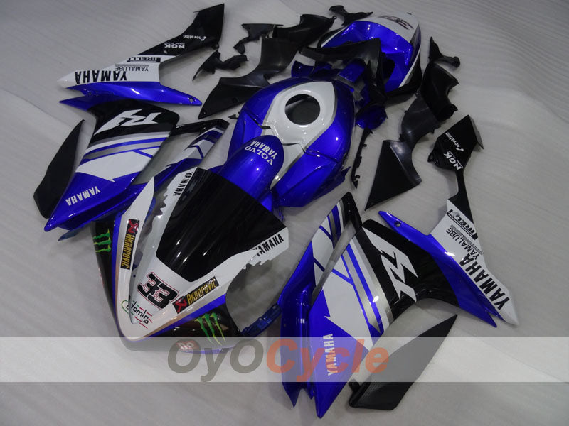 Kit de carenado por inyección para YZF-R1 07-08 - Azul, Blanco - Monster #OYO87905690 Imagen principal del producto