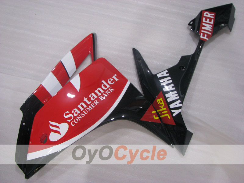 Kit de carenado por inyección para YZF-R1 07-08 - Rojo, Blanco, Negro - Santander #OYO87905691