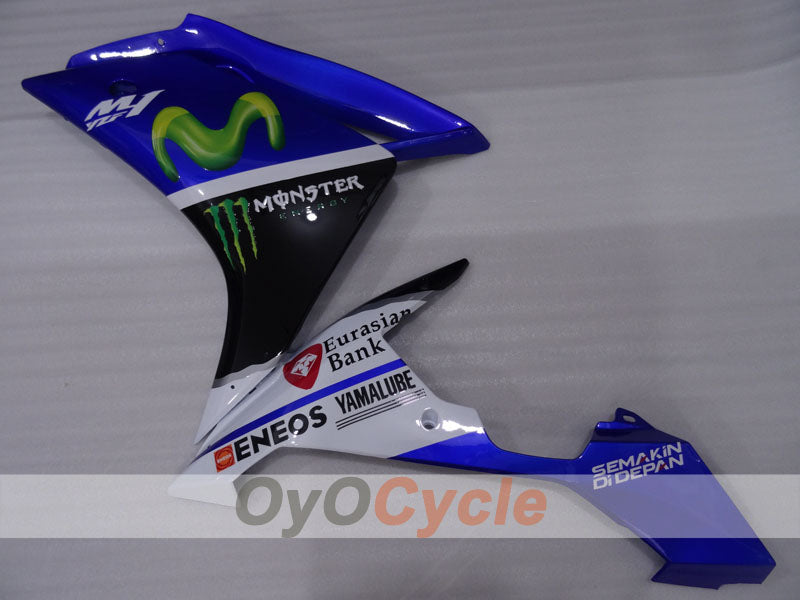 Carenado de inyección para YZF-R1 07-08 - Azul, Blanco, Negro - Monster #OYO87905693