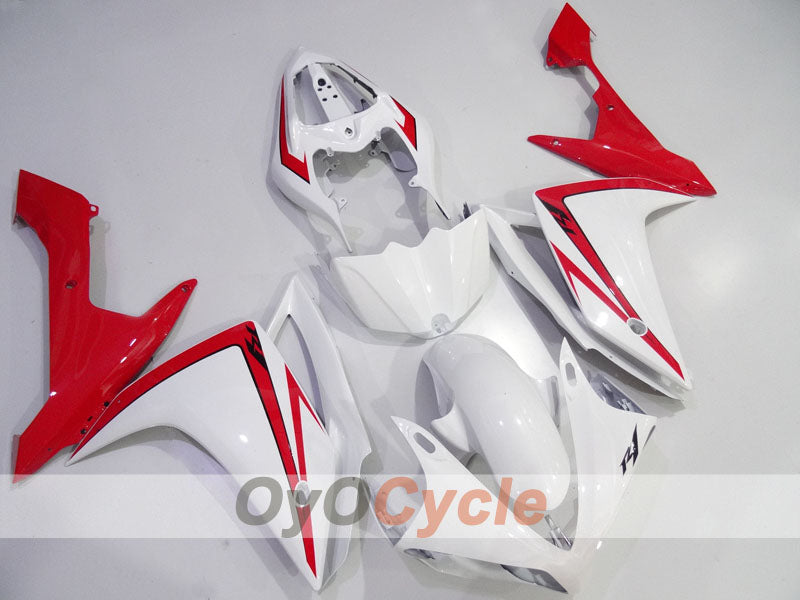 Kit de carenado por inyección para YZF-R1 07-08 - Rojo, Blanco - Estilo de fábrica #OYO87905699