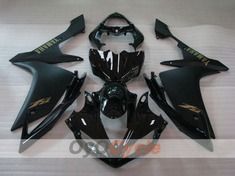 Kit de carenado por inyección para YZF-R1 07-08 - Negro, Mate - Estilo de fábrica #OYO87905701