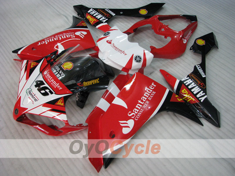 Kit de carenado de inyección para YZF-R1 07-08 - Rojo, Blanco - Santander #OYO87905704 Imagen principal del producto