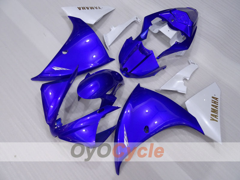 Carenado de inyección para YZF-R1 09-11 - Azul, Blanco - Estilo de fábrica #OYO87905709